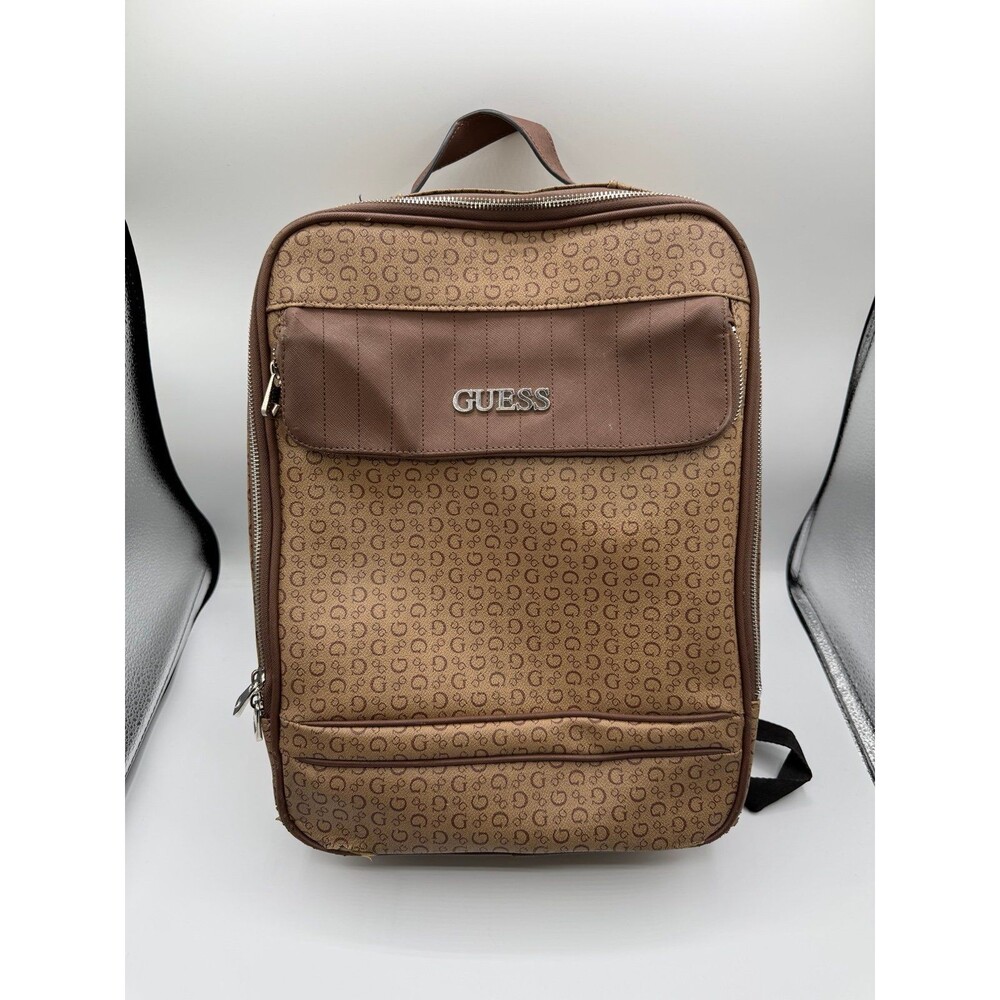 GUESS Brown Logo Backpack